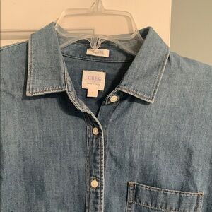 J.Crew Denim Button-Up Shirt